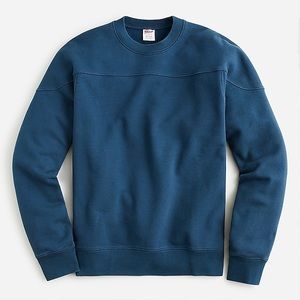 Crew Heritage 14 oz. fleece football sweatshirt BL242 / Mystic Sea